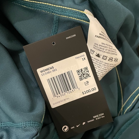 Nike One Luxe Icon Clash Women's Mid-rise 7/8 Leggings Size 1X - Picture 11 of 15